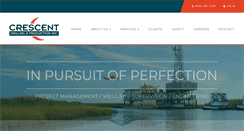 Desktop Screenshot of crescentdrilling.com